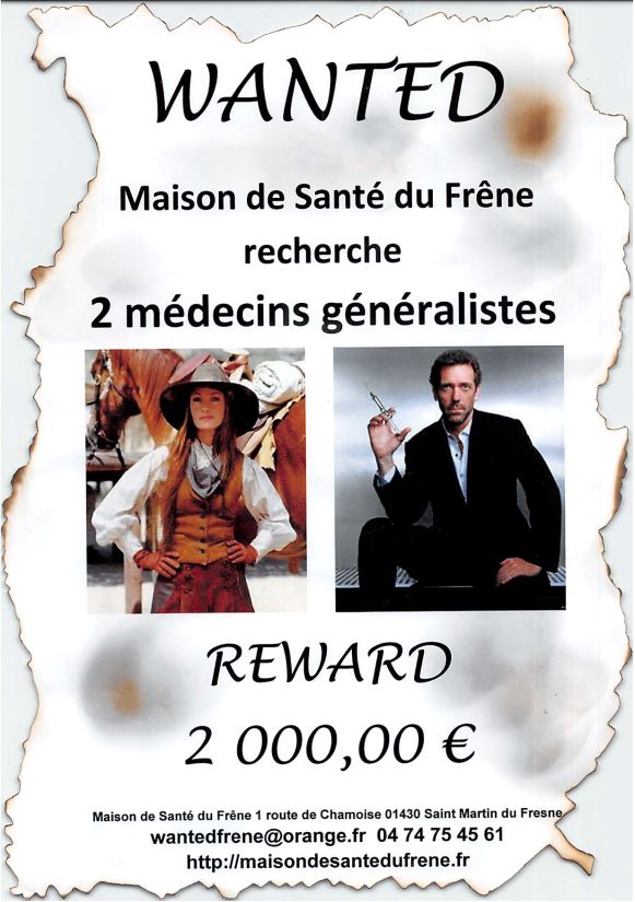 médecins généralistes Maison santé du Frêne